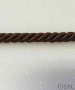 Ozdobná šnúra hnedá 8 mm