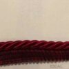 Ozdobné šnúry s výpustkom bordo 8 mm