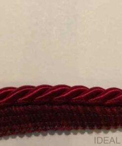 Ozdobné šnúry s výpustkom bordo 8 mm