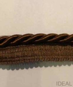 Ozdobné šnúry s výpustkom hnedá 8 mm