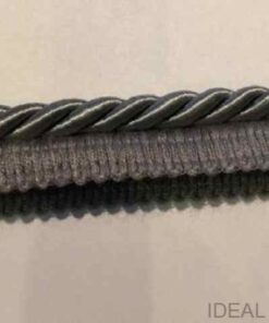 Ozdobné šnúry s výpustkom šedá 8 mm