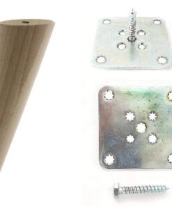 Nábytková noha drevená KM680