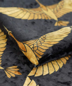 CRUSH VELVET Vtáky 01 ARTDECO